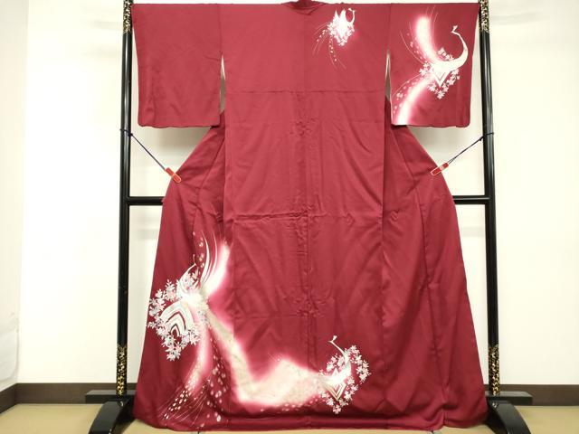 平和屋着物■訪問着　飛鳥文　暈し染め　金銀彩　正絹　逸品　DABE2946cd