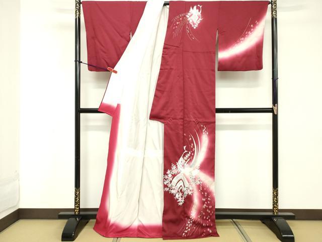 平和屋着物■訪問着　飛鳥文　暈し染め　金銀彩　正絹　逸品　DABE2946cd