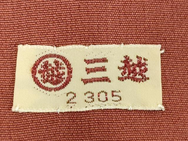 平和屋着物■上質な小紋　舞花文　三越扱い　正絹　逸品　DABE2949cd