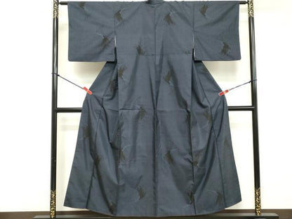 平和屋着物■本場大島紬　9マルキ　抽象文様　正絹　逸品　DABE2954cd