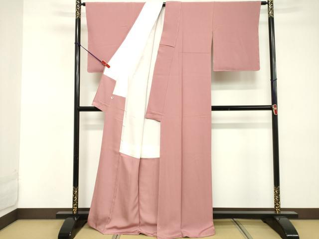 平和屋着物■上質な色無地　薄紅梅色　正絹　逸品　未使用　DABE2958cd