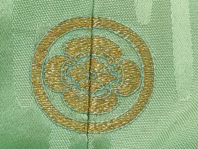 平和屋着物■豪華振袖　駒刺繍　地紙花文　金彩　三越扱い　正絹　逸品　DABE2961cd