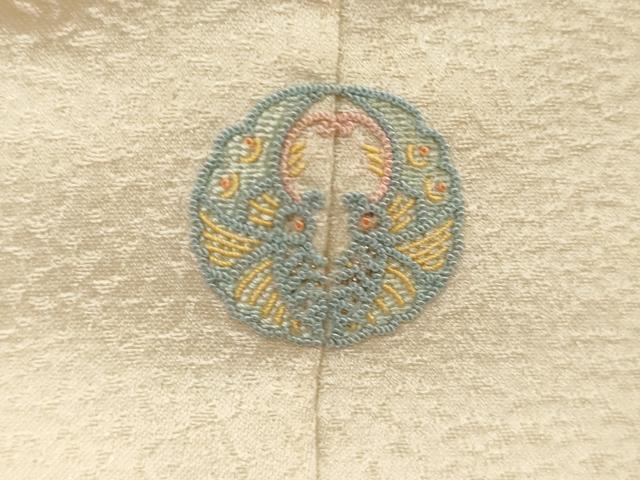 平和屋着物■訪問着　手描き　地紙花文　金彩　正絹　逸品　DABE2967cd