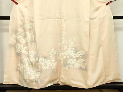 平和屋着物■訪問着　草花文　暈し染め　正絹　逸品　DABE2969cd
