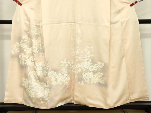 平和屋着物■訪問着　草花文　暈し染め　正絹　逸品　DABE2969cd