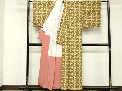 平和屋着物■上質な小紋 風景文 正絹 逸品 DABE2971cd