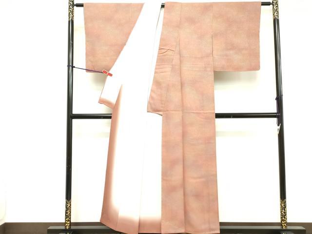 平和屋着物■上質な小紋 霞地紋 暈し染め 正絹 逸品 DABE2983cd