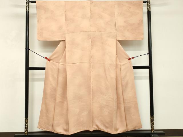 平和屋着物■上質な小紋 地紋起こし 流水文 正絹 逸品 DABE2988cd