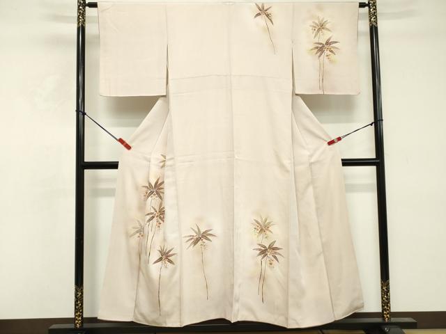 平和屋着物■訪問着 ろうけつ染め 枝花文 暈し染め 正絹 逸品 DABE2994cd