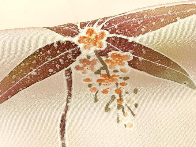 平和屋着物■訪問着 ろうけつ染め 枝花文 暈し染め 正絹 逸品 DABE2994cd