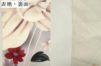 平和屋着物▼付下げ 反物 着尺 草花文 暈し染め 上代38万 逸品 未使用 DABE3054we