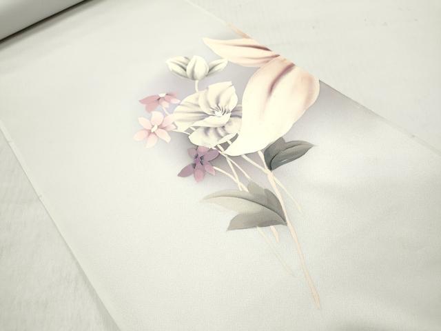 平和屋着物▼付下げ 反物 着尺 草花文 暈し染め 上代38万 逸品 未使用 DABE3054we