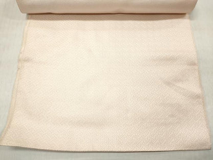 平和屋着物▼西陣 名古屋帯 帯反物 総刺繍 草花文 金糸 証紙付き 逸品 未使用 DABE3299we