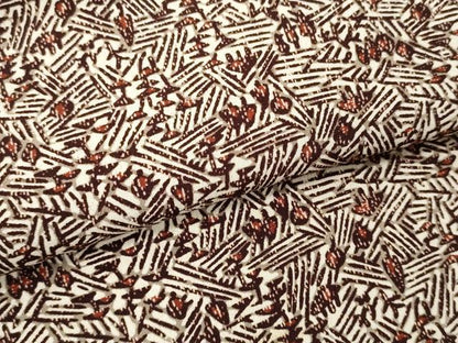 平和屋着物▼羽織・コート 解き反物 羽尺 樹林文 逸品 DABE3309we