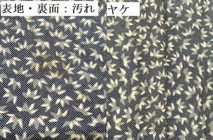平和屋着物▼羽織・コート 解き反物 羽尺 笹の葉文 逸品 DABE3310we