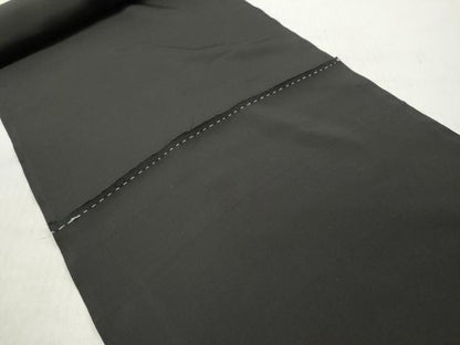平和屋着物▼男性 黒紋付 解き反物 着尺 逸品 DABE3330we