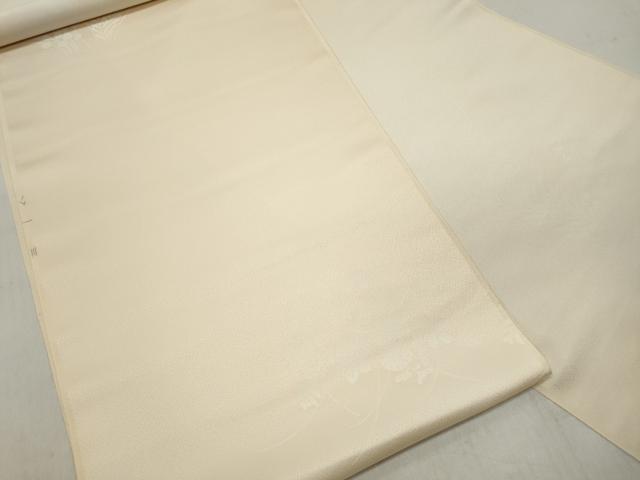 平和屋着物▼付下げ　反物　着尺　色付前　刺繍　草花文　暈し染め　逸品　未使用　DABE3260we