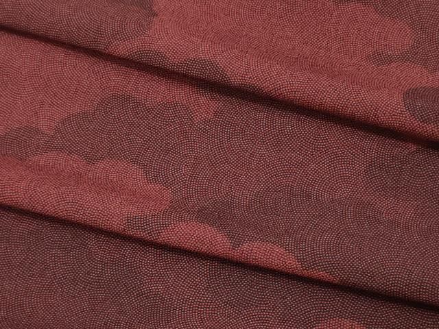 平和屋着物▼羽織・コート 反物 羽尺 雲文 鮫小紋柄 逸品 未使用 DABE3425we