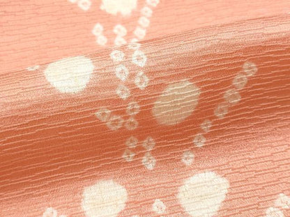 平和屋着物▼羽織・コート 解き反物 羽尺 絞り 枝花文 高島屋扱い 逸品 DABE3435we