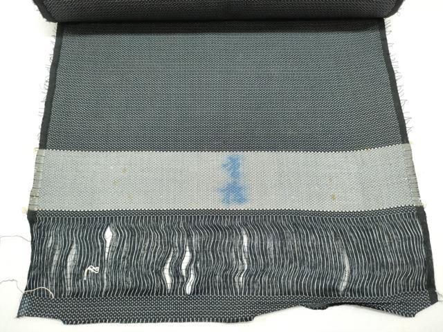 平和屋着物▼男性　紬　反物　着尺　アンサンブル　100亀甲　総詰め　逸品　未使用　DABE3476we