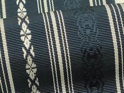 平和屋着物◎男性 本場筑前博多織 角帯 献上 証紙付き 正絹 逸品 DABE3554qp