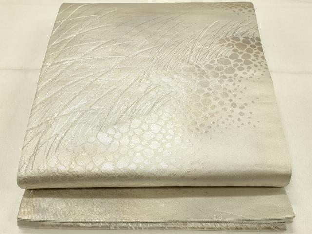 平和屋着物◎六通柄袋帯 草木文 松坂屋扱い 正絹 逸品 DABE3616qp