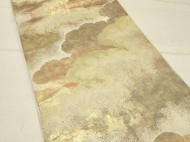 平和屋着物◎六通柄袋帯　雲重ね文　金糸　正絹　逸品　DABE3753qp 楽天市場】平和屋着物◎六通柄袋帯 雲重ね文 金糸 正絹 逸品