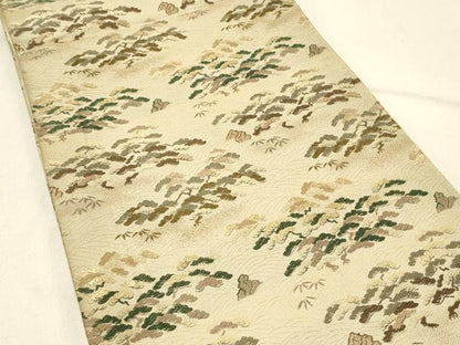 平和屋着物◎全通柄　本袋帯　浜松文　正絹　逸品　DABE3773qp