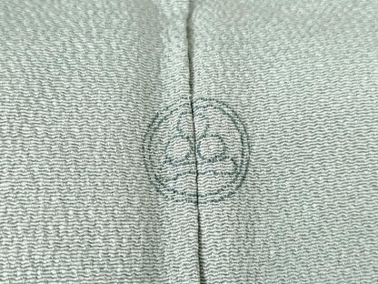 平和屋着物●訪問着　刺繍　松ぼっくり　暈し染め　金彩　鬼しぼ縮緬　正絹　逸品　DABE4007az