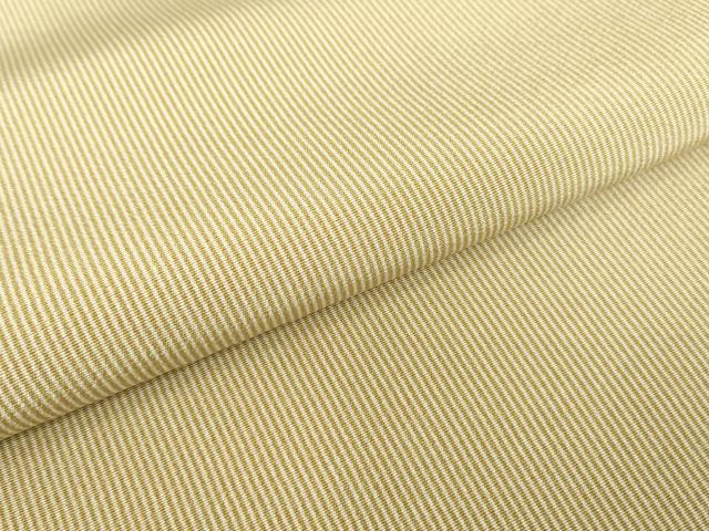 平和屋着物●江戸小紋　万筋　山吹茶色×素色　やまと誂製　正絹　逸品　DABE4010az
