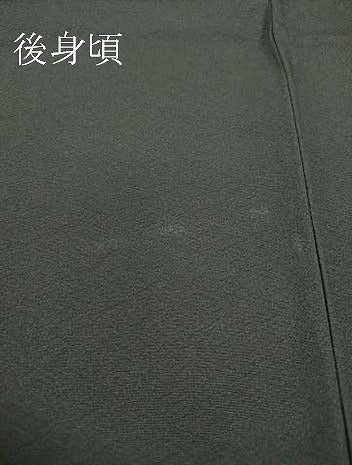 平和屋着物●訪問着　地紙花文　黒地　金彩　正絹　逸品　DABE4012az