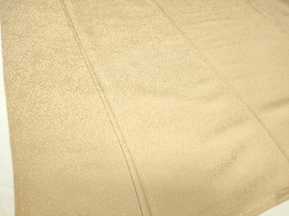 平和屋着物●上質な色無地　箔散らし地紋　香色　正絹　逸品　未使用　DABE4018az
