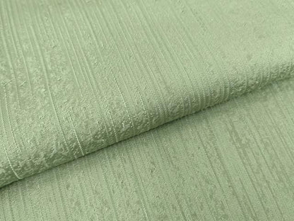 平和屋着物●上質な色無地　間道地紋　錆青磁色　正絹　逸品　DABE4023az