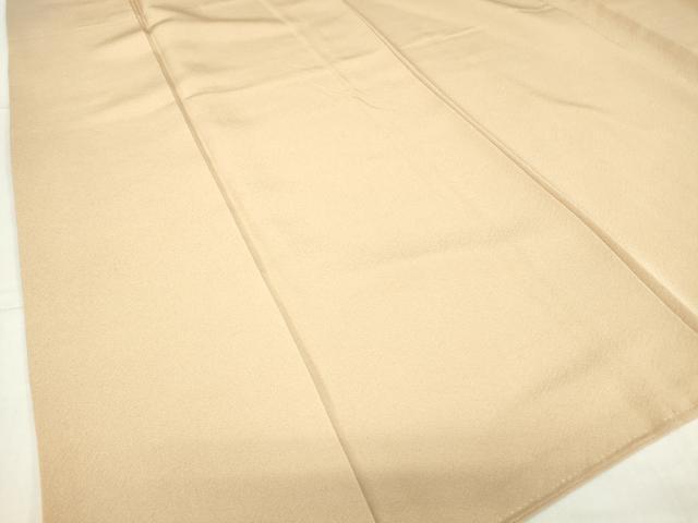 平和屋着物●上質な色無地　雄黄色　正絹　逸品　DABE4026az
