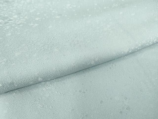 平和屋着物●上質な色無地　霞地紋　水色　正絹　逸品　未使用　DABE4028az