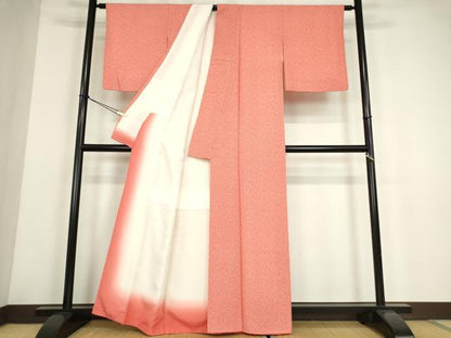 平和屋着物●重要無形文化財　人間国宝　中村勇二郎　江戸小紋　葡萄蔦の葉　正絹　逸品　DABE4031az