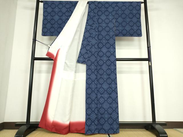 平和屋着物○阿波藍染 阿波友禅 徳島県無形文化財保持者 香川