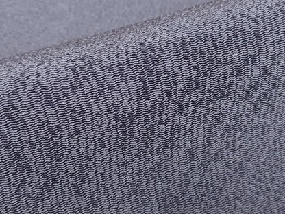 平和屋着物●上質な色無地　藤納戸色　鬼しぼ縮緬　正絹　逸品　DABE4043az