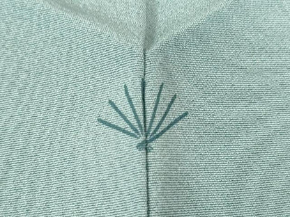 平和屋着物●上質な色無地　秘色色　正絹　逸品　DABE4048az