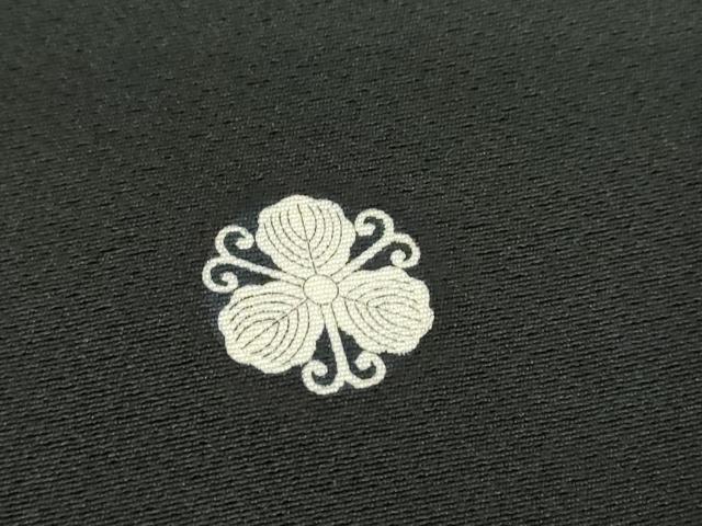 平和屋着物●十日町友禅作家　関口遼一　黒留袖　童子遊び　正絹　逸品　DABE4049az