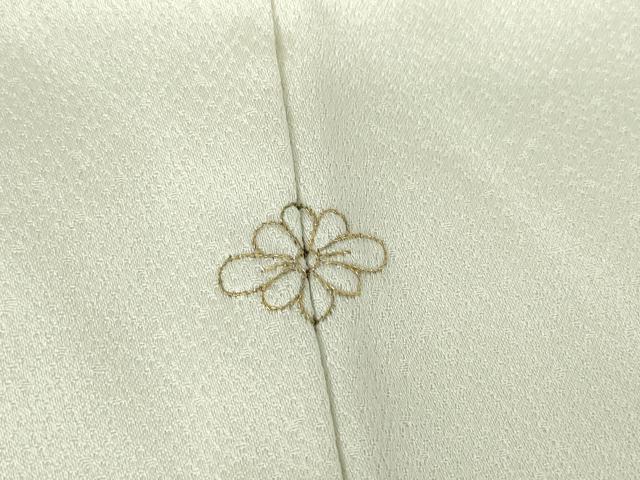 平和屋着物●訪問着　絞り　刺繍　雲取り花文　金彩　正絹　逸品　DABE4052az