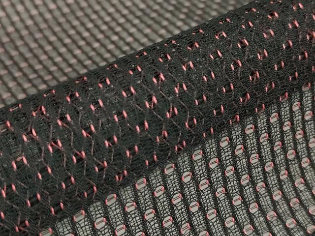 平和屋着物▽羽織　スリーシーズン　春夏秋　塵除け　網目文　黒地　正絹　逸品　DABE4128az
