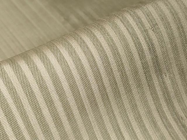 平和屋着物▽道行コート　スリーシーズン　春夏秋　塵除け　紗　霞斜線文　ロング丈　正絹　逸品　未使用　DABE4129az