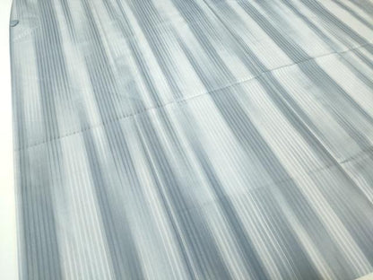 平和屋着物▽道行コート　スリーシーズン　春夏秋　塵除け　紗　縞　ロング丈　正絹　逸品　DABE4133az