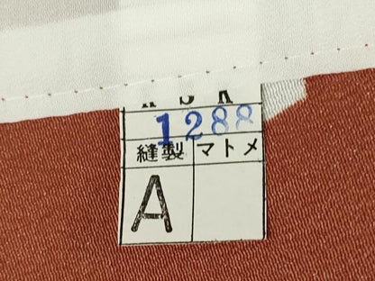 平和屋着物▽小紋　単衣　箔散らし　洗える着物　未使用　DABE4145az