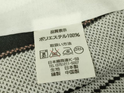 平和屋着物▽小紋　単衣　よろけ縞　洗える着物　DABE4161az