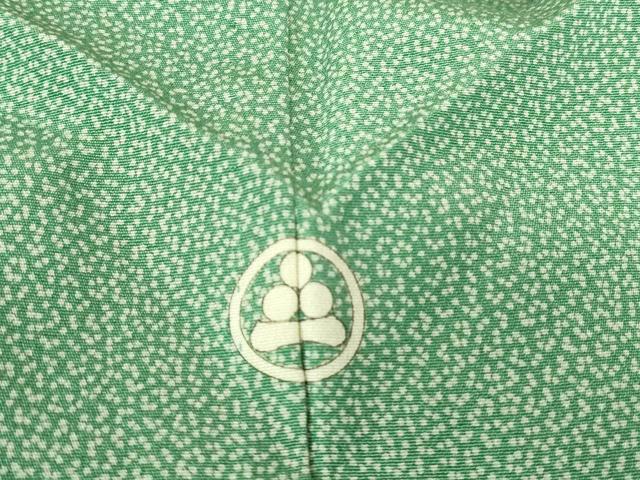 平和屋着物▽極上　人間国宝 小宮康孝　江戸小紋　単衣　篠原雄次　舞花弁　反端付き　正絹　逸品　DABE4167az