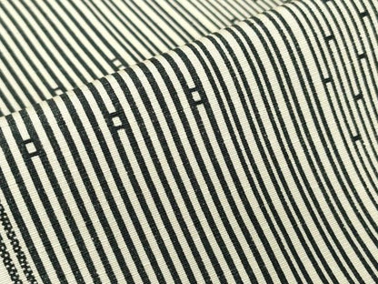 平和屋着物▽上質な小紋　単衣　変わり縞　正絹　逸品　DABE4171az