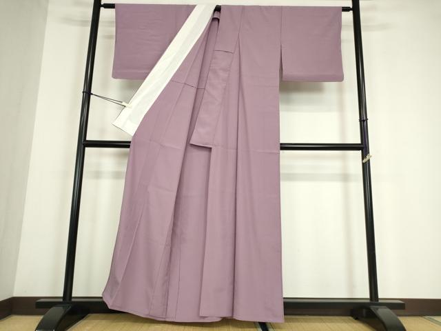 平和屋着物▽色無地　単衣　浅紫色　洗える着物　DABE4175az 平和屋着物▽色無地 単衣 浅紫色 洗える着物 DABE4175az