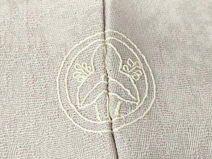 平和屋着物▽訪問着　単衣　霞文　正絹　逸品　DABE4178az